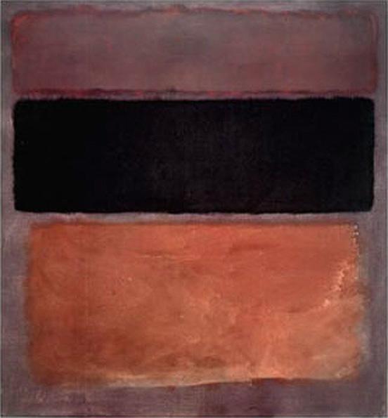 No 10 Brown Black Sienna on Dark Wine 1963 painting - Mark Rothko No 10 Brown Black Sienna on Dark Wine 1963 art painting